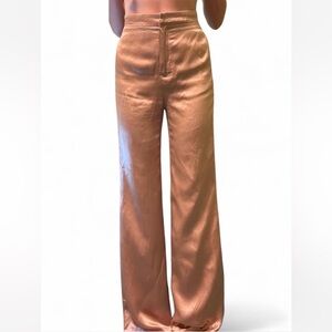 MISHA COLLECTION Tan Wide Leg Pants